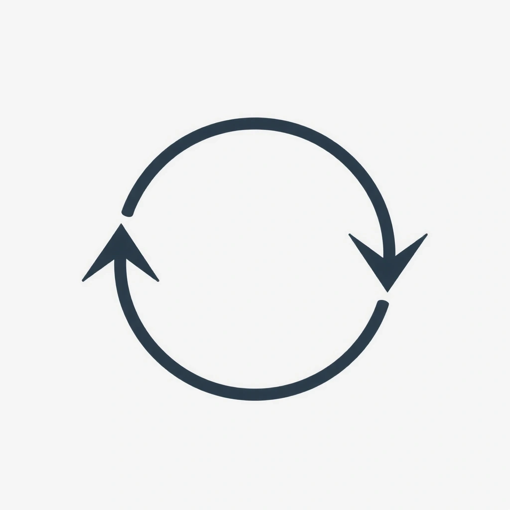 Ikona cyklu iterace a zlepšování